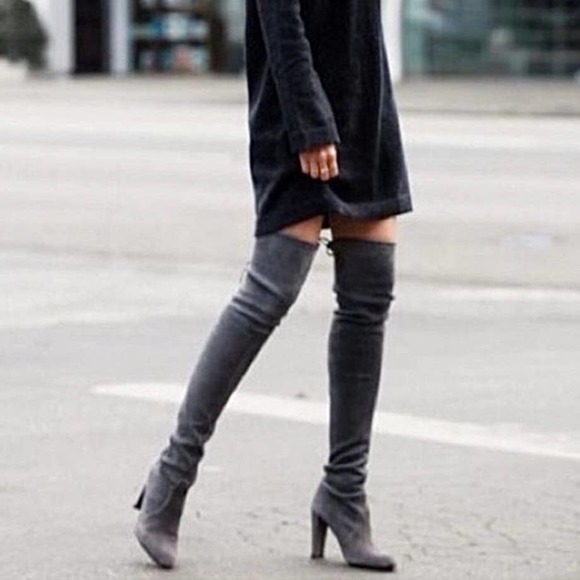 STUART WEITZMAN Highland OTK Suede Boots 6.5 - Picture 14 of 14